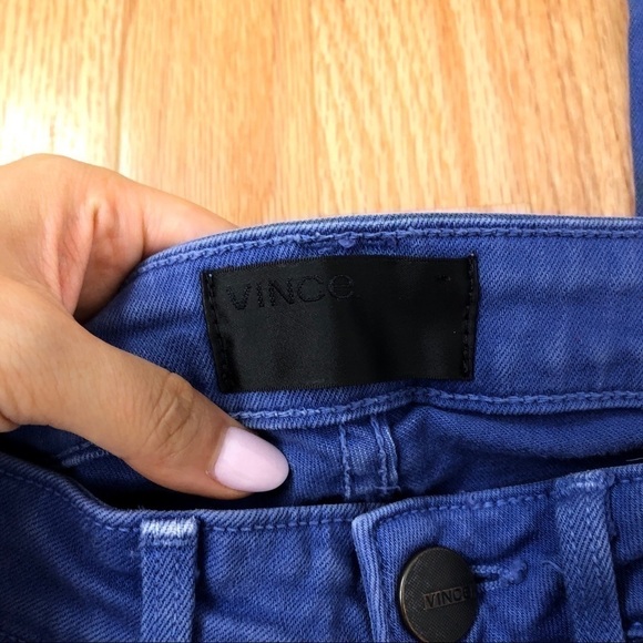 Vince skinny ankle periwinkle blue jeans - Picture 6 of 9